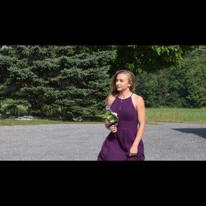 Azazie bridesmaid dress GRAPE